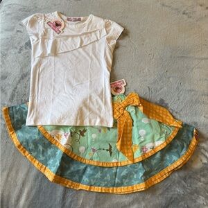 Jelly The Pug White and Yellow Kids Matching Set